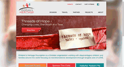 Desktop Screenshot of childrensheritagefoundation.org
